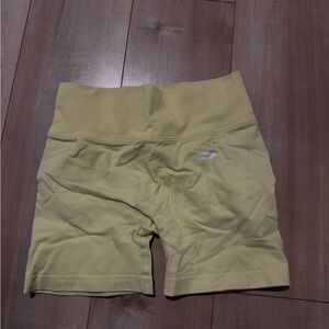 Hyperlete Yellow Biker Shorts